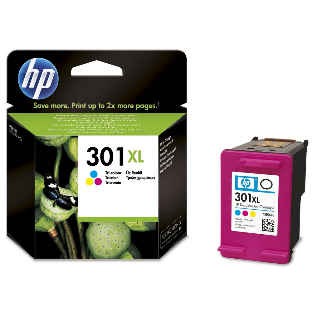 hp 301xl tri colour